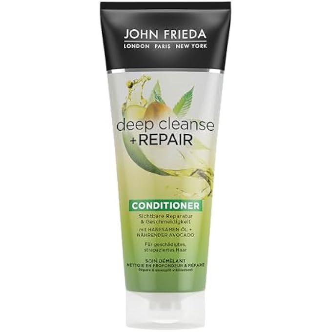 John Frieda DEEP CLEANSE & REPAIR CONDITIONER - CONTENTS: 250 ML - VISIBLE REPAIR AND SMOOTHNESS - FOR DAMAGED, DAMAGED HAIR - Image 1