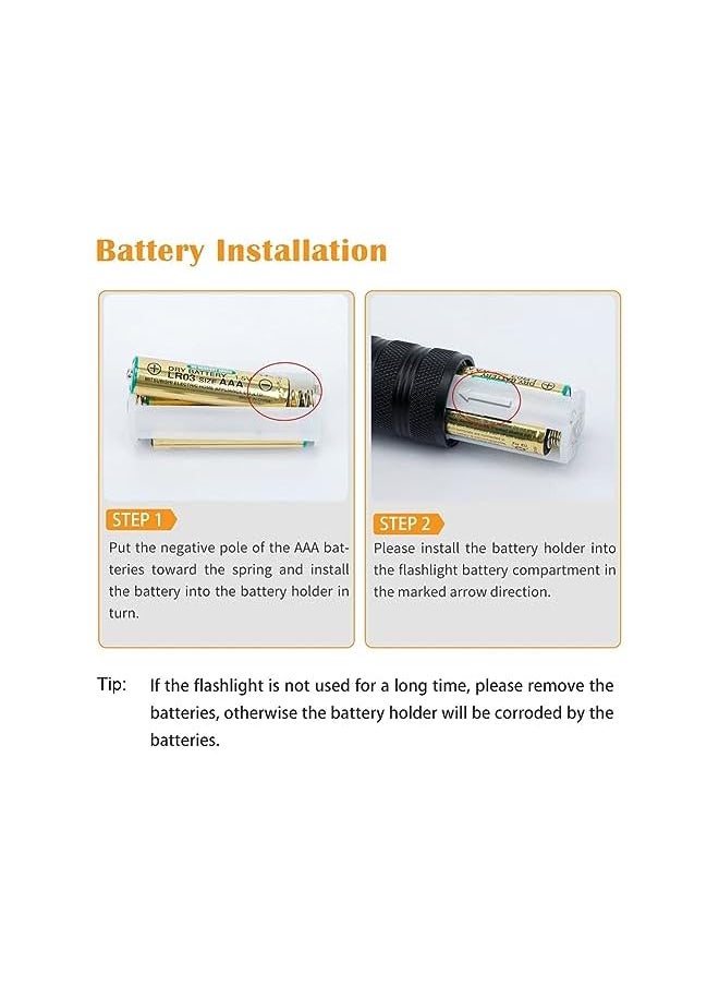 PROMASS promass UV Flashlight Black Light, 21 LED 395nm UV Flashlight, Small Portable Black Light Flashlight, Powerful Mini Blacklight Flashlight for Pet Urine Detection, Resin Curing, Bed Bug, Nails  - Image 5