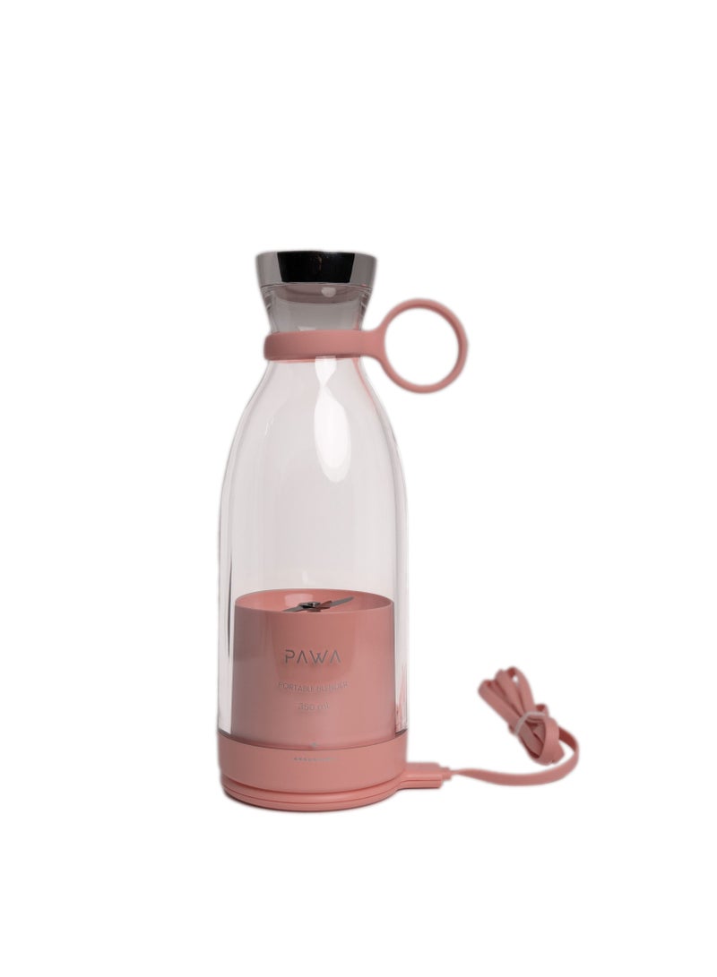 Pawa Portable Blender 350ml - Pink - Image 4