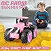 IJIGU Remote Control Tractor Toys Light Up Farm Monster Trucks Toy for Boys Girls 3 4 5 6 7 Year Old 24 Ghz RC Tractor Toys Ideal Christmas Birthday Gifts for Kids - Image 4