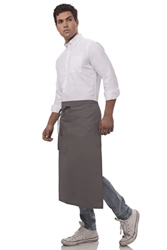 Chef Works Unisex Bistro Chef Apron, Slate, One Size - Image 5