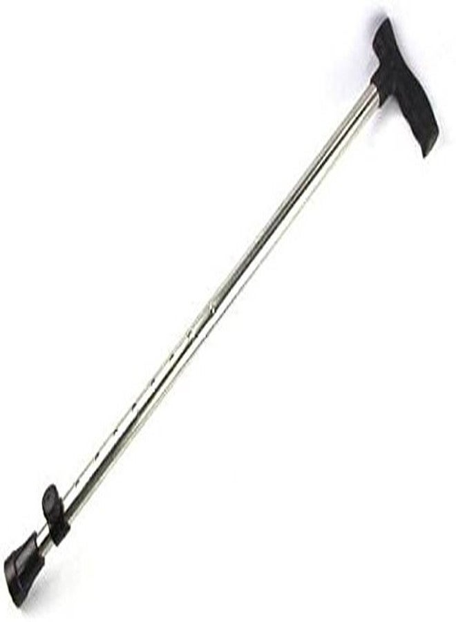 CLASORA Non-Slip Adjustable Aluminum Alloy Stick for Walking Hiking Etc with Comfortable.