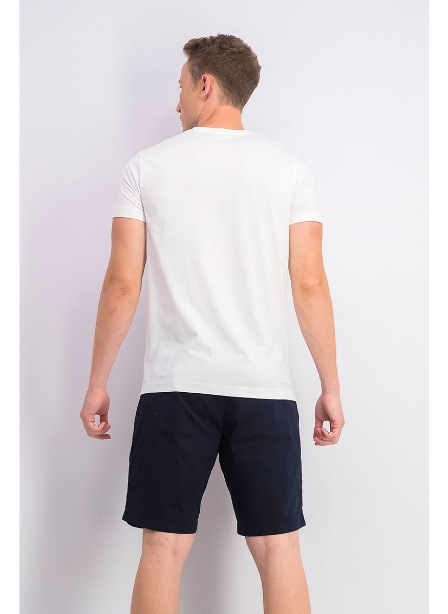 DIESEL - Men T,Diego Qa T-shirt, White and Black and Red - Image 1