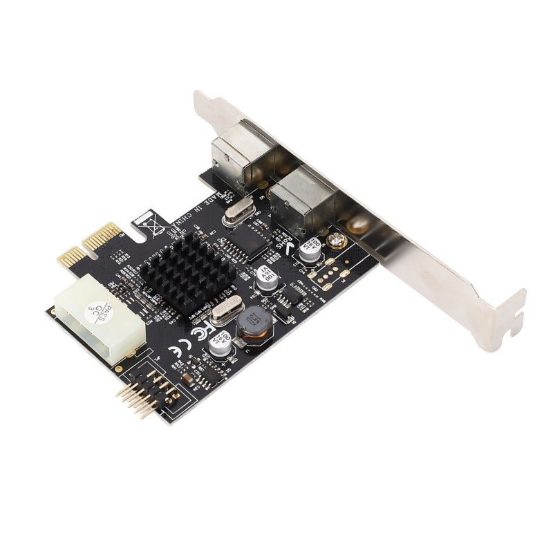 PCIe to PS/2 Adapter: MCS9990CV Chip, Stable Transmission, 2 PS/2 Interfaces - Plug and Play, USB2.0 Pin PC Expansion Card for Desktop PC Users - Image 3