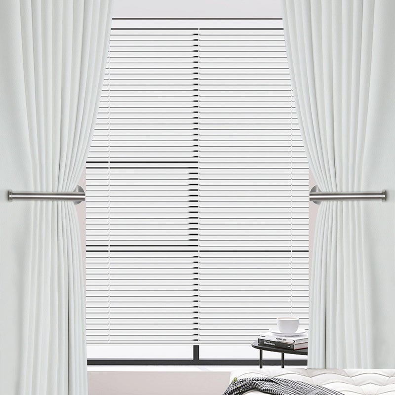 Groleca 2 Pack Adhesive Curtain Holdbacks - No Drill Curtain Tie Backs & Pull Backs (2, Silver) - Image 3