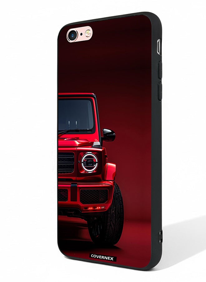 Covernex Apple iPhone 6 Protective Case Cover Printed Featuring Crimson Luxury SUV - Image 1