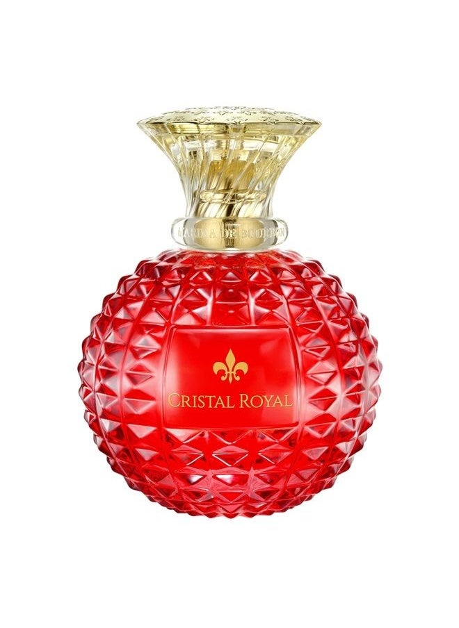 Marina De Bourbon - Cristal Royal Passion by Princesse Eau de Parfum for Women - Opens with Pear, Blackcurrant and Bergamot - Blended with Jasmine and Violet - For Elegant Ladies - 3.4 oz - Image 1