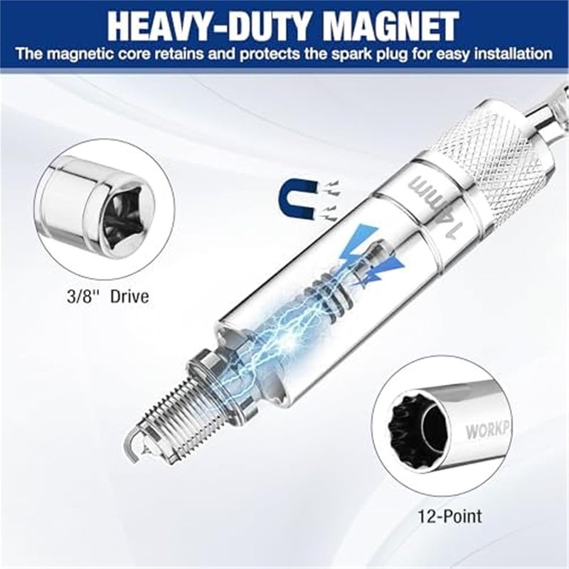 Wivplex 14mm Magnetic Spark Plug Socket - Image 3