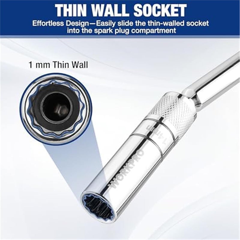 Wivplex 14mm Magnetic Spark Plug Socket - Image 4