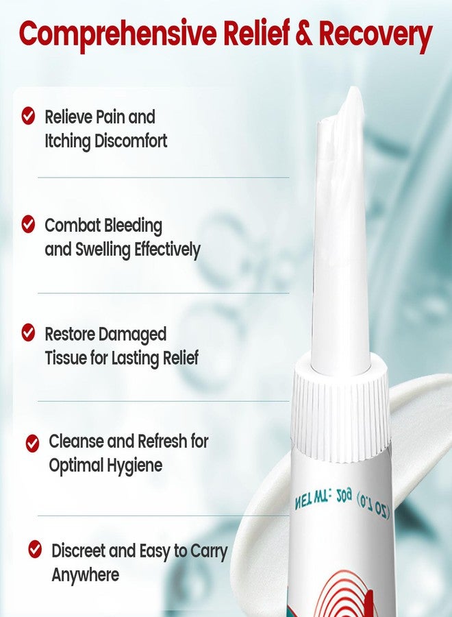 SERYNTH Hemorrhoid & Fissure Ointment, Hemorrhoid Treatment and Hemorrhoid Cream, Fast Acting Relief of Pain, Swelling, Burning, and Itching (0.7 oz. - Image 4