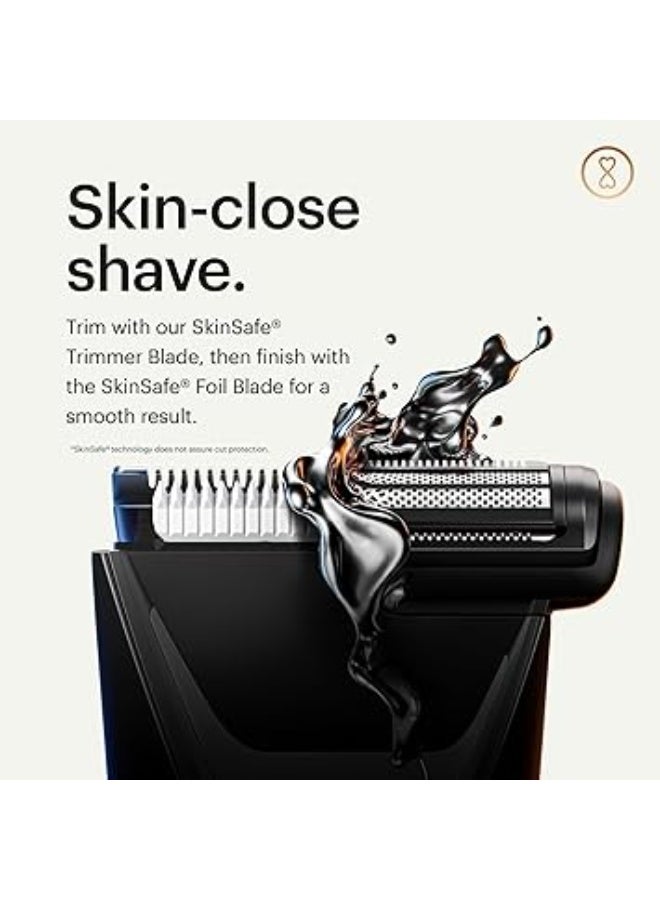 MANSCAPED® The Lawn Mower® 5.0 ULTRA Groin & Body Hair Trimmer – Dual-Head SkinSafe® Trimmer & Foil Blades, Waterproof Wet/Dry Groomer, USB-C Rechargeable with Travel Pouch, Men’s Ball Shaver - Image 2