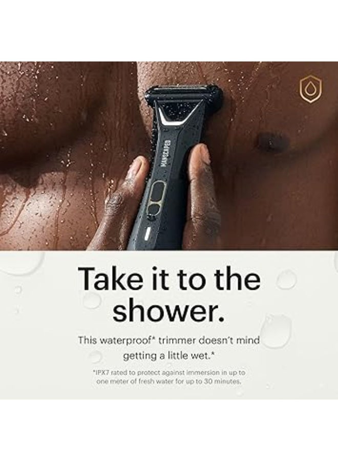 MANSCAPED® The Lawn Mower® 5.0 ULTRA Groin & Body Hair Trimmer – Dual-Head SkinSafe® Trimmer & Foil Blades, Waterproof Wet/Dry Groomer, USB-C Rechargeable with Travel Pouch, Men’s Ball Shaver - Image 3