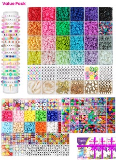 Value Pack – 6000 Pcs Clay Beads + Mixed & Fruit Beads