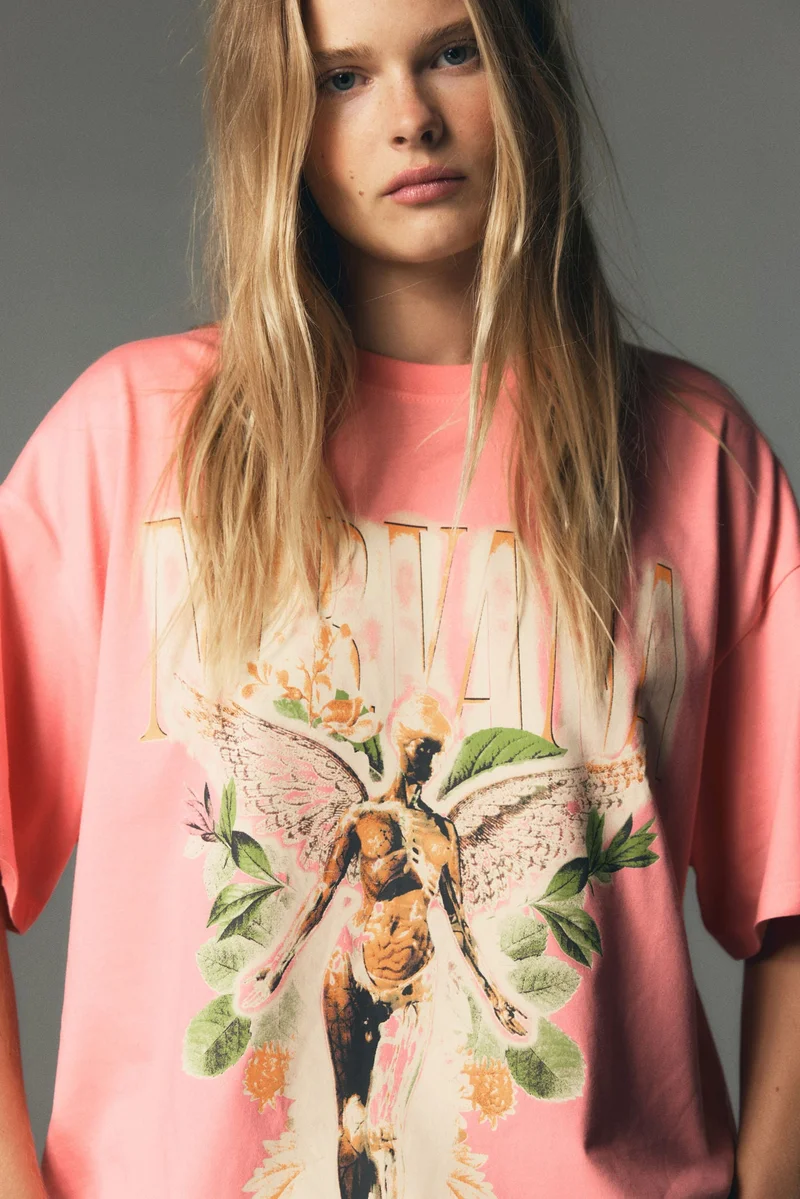 H&M Oversized printed T-shirt