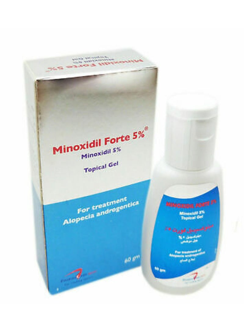 Generic Minoxidil Forte 5% Topical Gel For Hair Loss And Hair Thinning Treatment  - Image 1