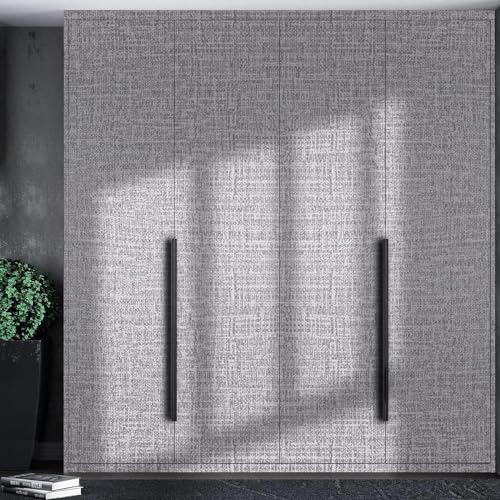 GREEWELT Grasscloth Wallpaper | Self Adhesive Textured Vinyl | Peel & Stick | Eco Style Decorative Wallpaper | 41cm x 200cm | Nature Inspired Design - Image 3
