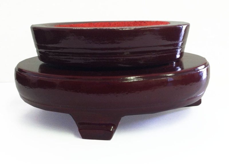 Amlong Crystal Meditation Divnation Sphere Feng Shui Crystal Ball, Lensball, Decorative Ball with Wooden Stand and Gift Box, Clear, 4.2 inch (110mm) Diameter - Image 2