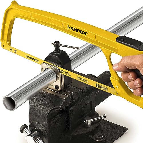 Hanpex Hacksaw Replacement Blades (10 Pack) High Speed 32 TPI - 12" Length Hack Saw Blade - Bi-Metal HSS Cutting Blades - Image 5