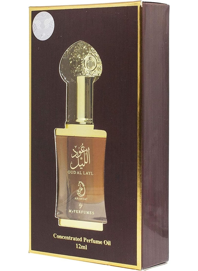 عربيات عود الليل زيت عطري مركز للجنسين، 12 مل - Image 3