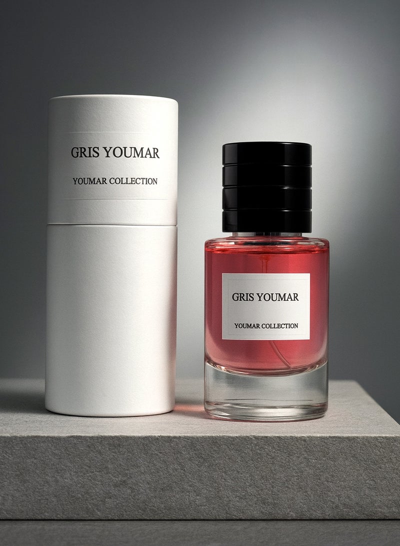 YOUMAR Luxury Unisex Perfume Youmar Collection Gris No. 0221 | Long Lasting Parfum with Citrus Rose & Woody Patchouli Notes | Eau de Parfum 25 ml - Image 1