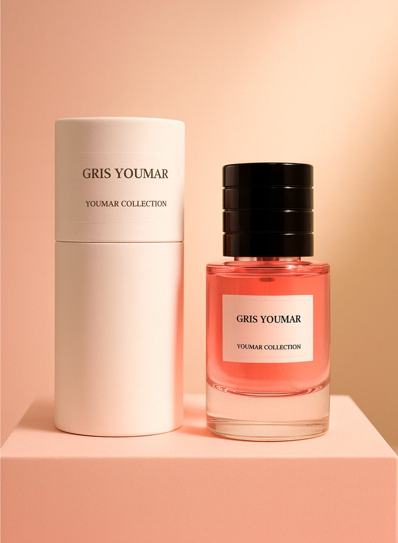 YOUMAR Luxury Unisex Perfume Youmar Collection Gris No. 0221 | Long Lasting Parfum with Citrus Rose & Woody Patchouli Notes | Eau de Parfum 25 ml - Image 2