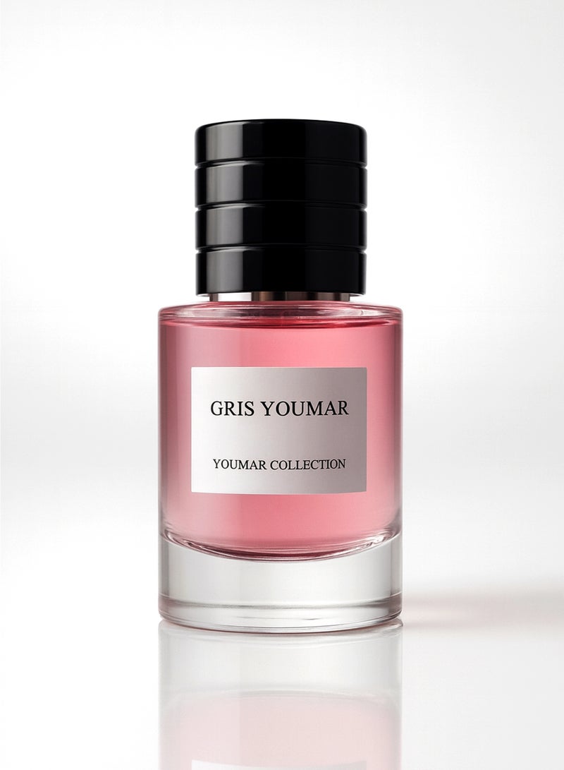 YOUMAR Luxury Unisex Perfume Youmar Collection Gris No. 0221 | Long Lasting Parfum with Citrus Rose & Woody Patchouli Notes | Eau de Parfum 25 ml - Image 3