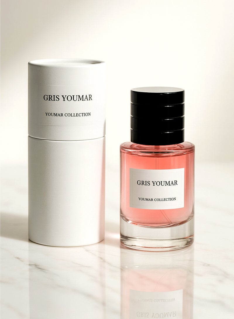 YOUMAR Luxury Unisex Perfume Youmar Collection Gris No. 0221 | Long Lasting Parfum with Citrus Rose & Woody Patchouli Notes | Eau de Parfum 25 ml - Image 4
