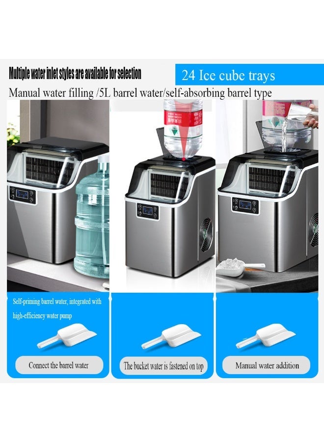 Cool Baby Countertop Ice Maker Machine, 30kg Daily Output, 150W, Stainless Steel - Image 3