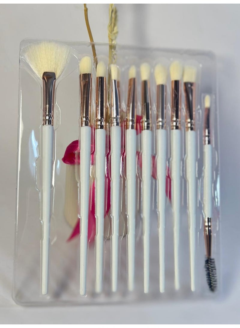 10Pcs Makeup Brushes Professional Cosmetic Make Up Brush - Image 2