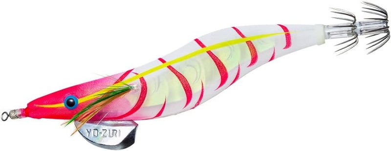 DUEL Yo-Zuri Egi Squid Fishing Lure, Luminous Red Head, Size No. 2.5 - Image 1