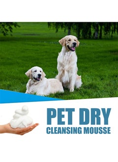 60ml Waterless Cat and Dog Shampoo Pet Dry Shampoo Foam Cleaner Bath Grooming for Cat Kitten Dog Puppy No Rinse - pzsku/Z3DC517C73858EA60141DZ/45/_/1697441469/63010336-f31e-4abe-a811-7a35e544d105