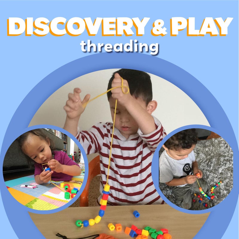 Skoolzy خرز سكولزي للتلبيس 30 قطعة لألعاب مونتيسوري للأطفال من عمر 3 سنوات والحرف اليدوية للأطفال من عمر 2-4 سنوات مع خرز لتعلم الأطفال وأنشطة السفر ومهارات الحركة الدقيقة. - Image 4