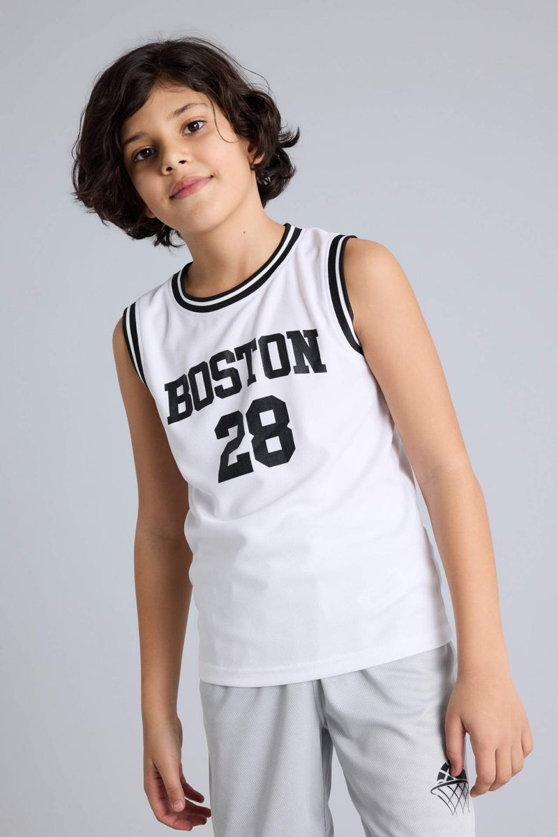 DeFacto Boy Regular Fit Printed Tank Top - Image 4