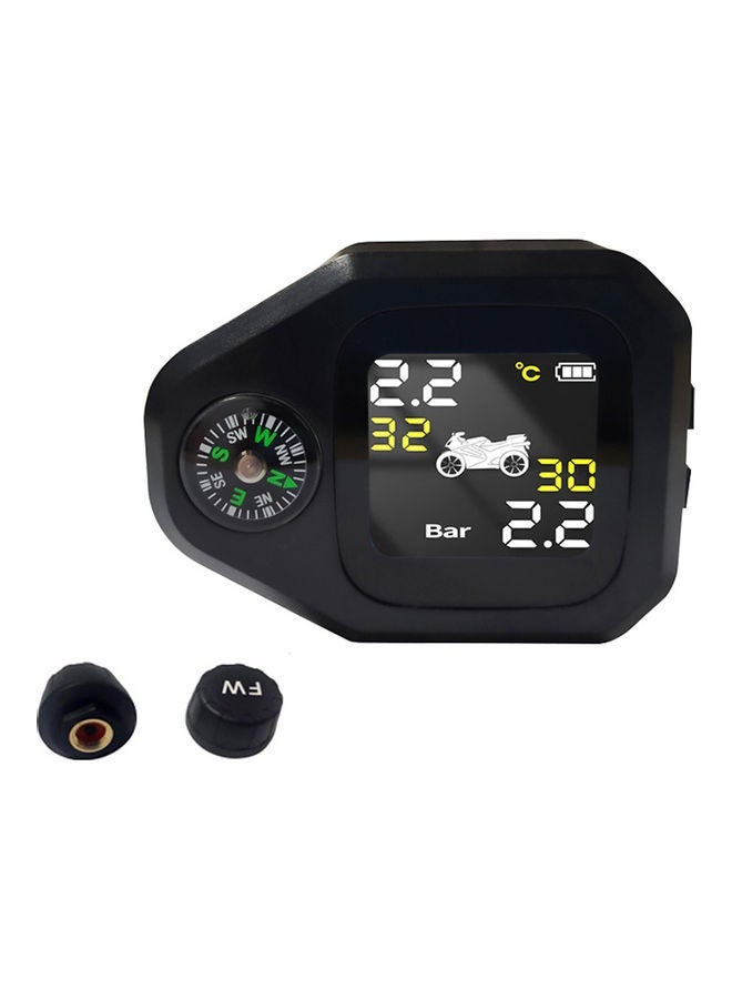 Loquat 2-in-1 Motorcycle Tire Pressure Monitoring System LCD - Image 1