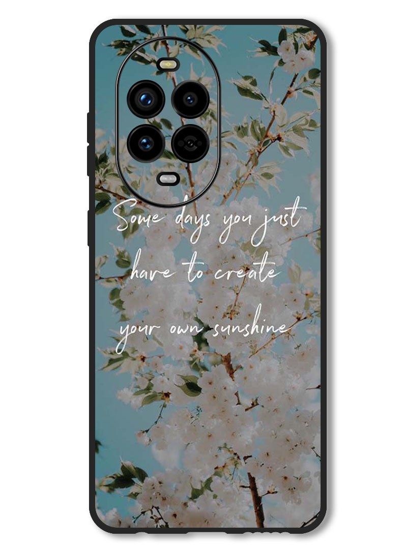 Theodor Case Compatible with Huawei Nova 13 Pro Protection Shockproof Bumper Cover Create your sunshine - Image 1