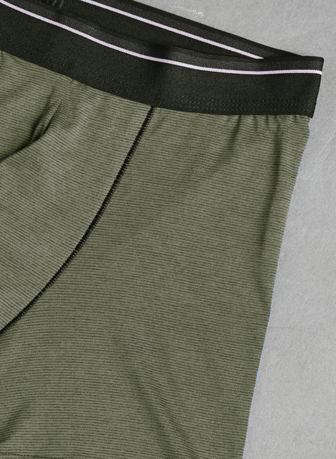 Technosport Men Solid 2-Way Stretch Trunks - Image 5