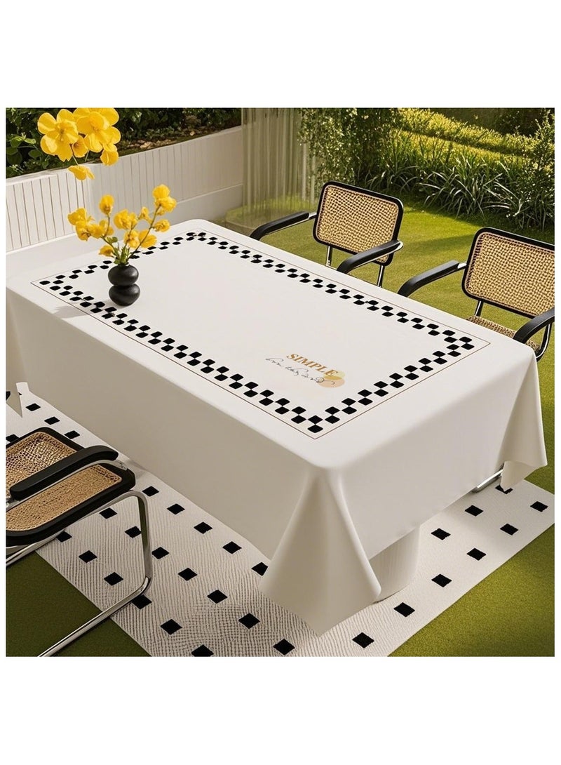 Anna 90*150cm Waterproof Oil-Proof Durable Tablecloth - Easy-Care Soft Table Cover for Home, Restaurant, and Outdoor Use, Stylish Heat-Resistant Tabletop Protector - Image 5