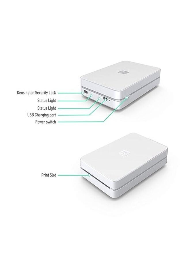 Lifeprint Lifeprint 2x3 Portable Photo and Video Printer (White) Travel Kit  - Image 4
