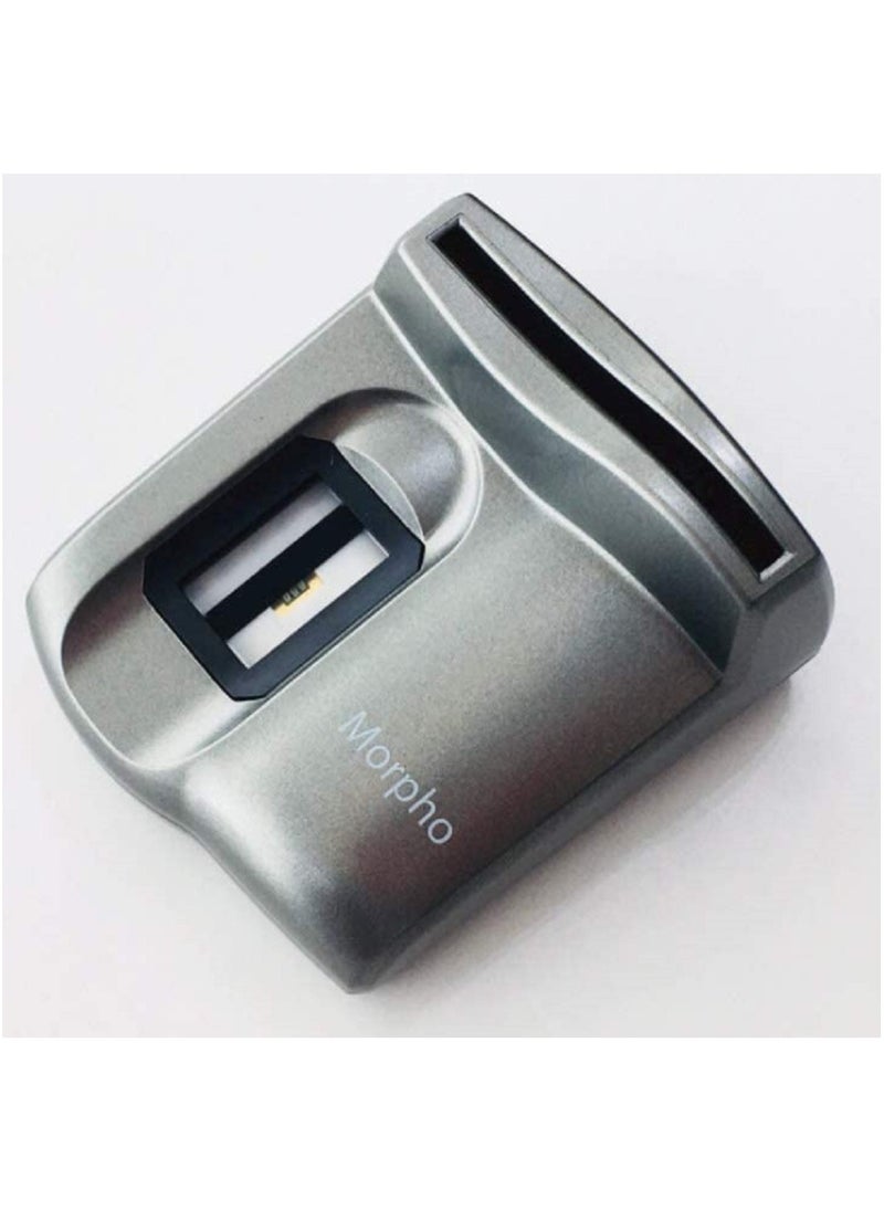 IDEMIA - Biometric USB Smart Card Reader, MSO-1350, Morpho - Grey | MSO1350 - Image 1