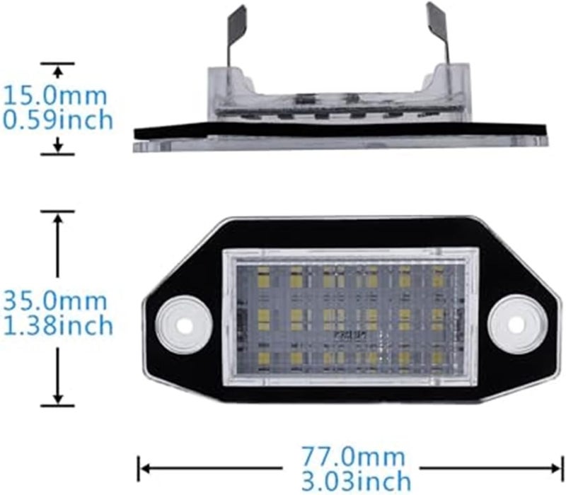 Vuzmode License Plate Light for Mondeo MK3 - Image 3