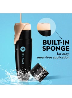 SUGAR Cosmetics Aquaholic Hydrating Foundation With Builtin Cushion Applicator Buildable Coverage Transferproof 30Ml 40 Breve  - Image 3