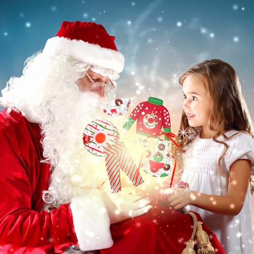 Suhine 13 Pcs Christmas Doll Accessories Set on Clothes Donut Clothes Doughnut Outfit Scarf Sleeping Bag Sweater Bathrobe Hammock Apron Hat Doll Costume Dress up for Xmas Doll - Image 5