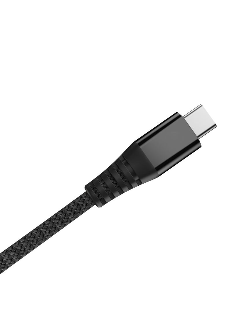 Concretization USB C Cable 1.2M, 60W Braided Power Delivery PD Fast charge Cable USB C to USB C Compatible 16/15/Pro/ Plus/Pro Max, iPad Pro/mini 6, MacBook Pro/Air, Sam sung S24 Ultra, Huawei P60, etc - Image 2