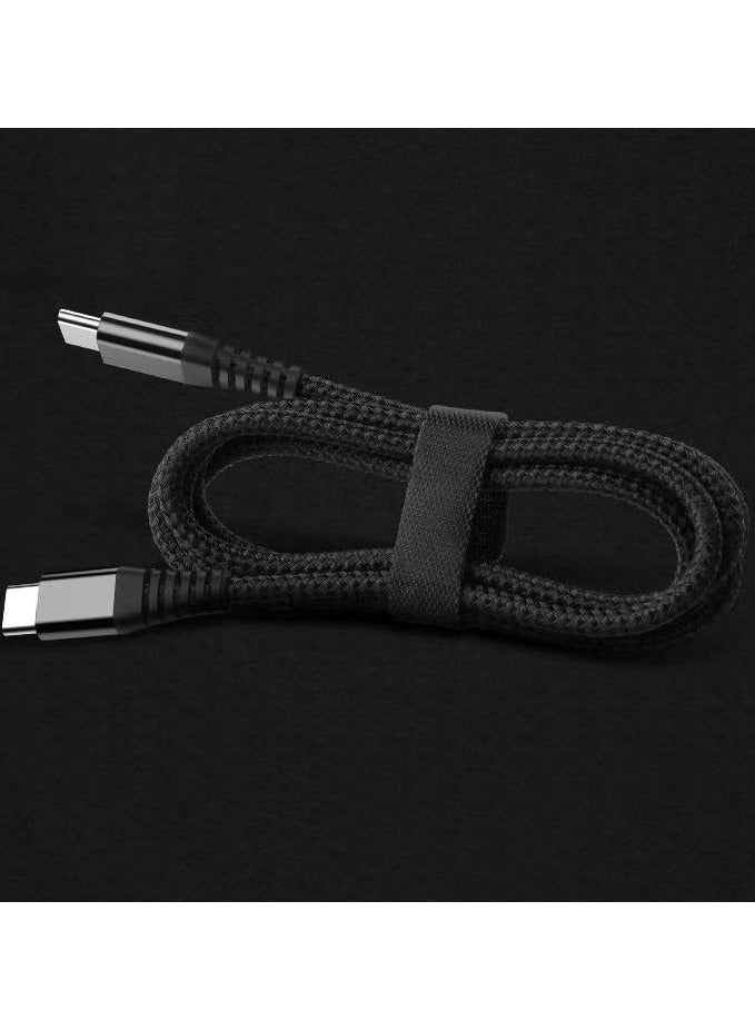 Concretization USB C Cable 1.2M, 60W Braided Power Delivery PD Fast charge Cable USB C to USB C Compatible 16/15/Pro/ Plus/Pro Max, iPad Pro/mini 6, MacBook Pro/Air, Sam sung S24 Ultra, Huawei P60, etc - Image 3