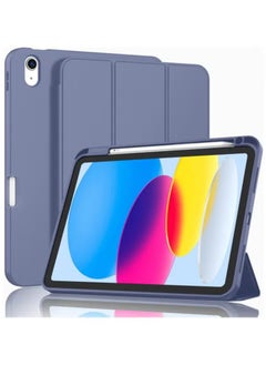 LCYLJGY Case for iPad Air 6th 11-Inch M2 (2024), iPad Air 5/4 (2022/2020 5th/4th Generation 10.9-Inch) with Pencil Holder, Slim Tablet Cover with Soft TPU Back, Auto Wake/Sleep  - Image 1