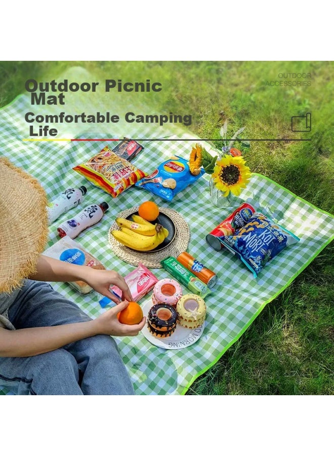Ofeis Picnic Mat, Moisture-proof Mat, Outdoor Camping Ground Mat, Beach Mat, Picnic Blanket, Tent Mat, Thickened Spring Outing Mat, Outdoor Cooking Mat, Lawn Mat - Image 1