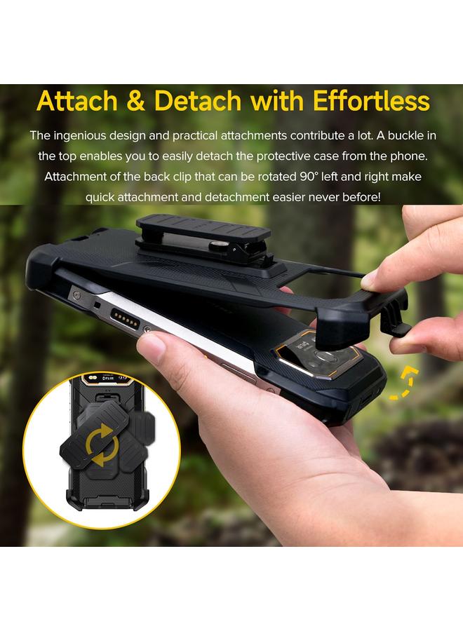 Ulefone Case For Armor 27 / 27 Pro / 27T / 27T Pro Back Clip Phone Case with Carabiner - Image 5