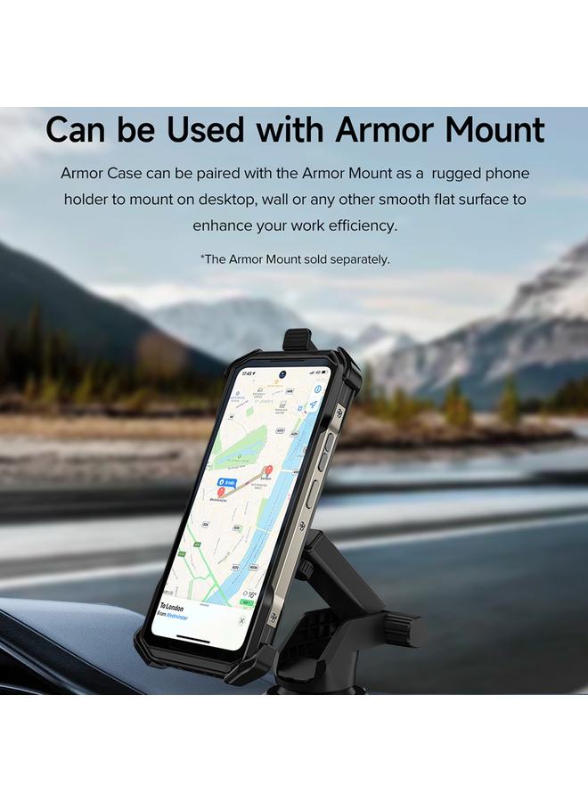 Ulefone Case For Armor 27 / 27 Pro / 27T / 27T Pro Back Clip Phone Case with Carabiner - Image 3