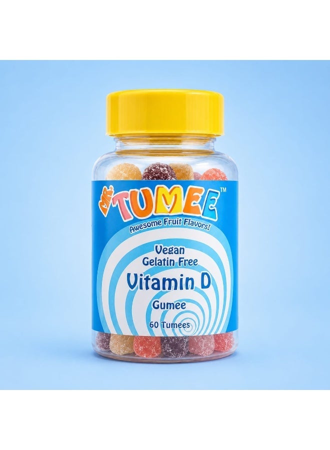 MR.TUMEE Mr. TUMEE Vitamin D Gummies for Kids – Vegan, Gelatin-Free, Fruit Flavor, 60 Gummies - Image 4