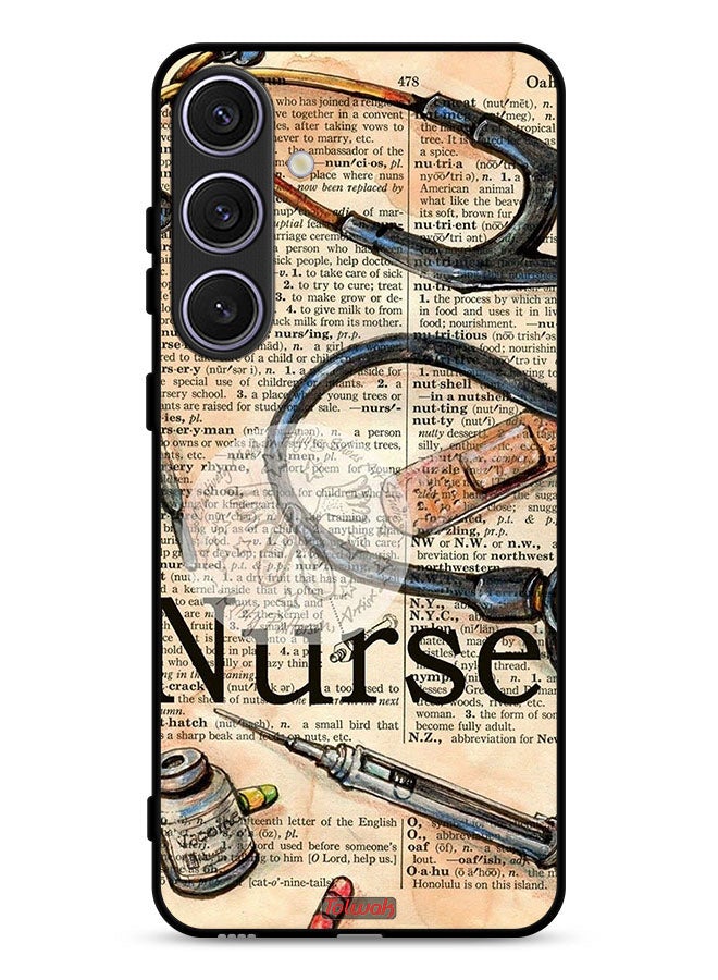 Tolwak Samsung Galaxy S24 5G Protective Case Cover Nurse Vintage Tools - Image 1